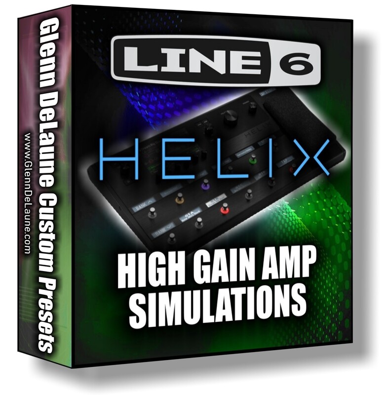 Helix High Gain Amp Simulations Patches