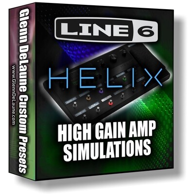 Helix High Gain Amp Simulations Patches