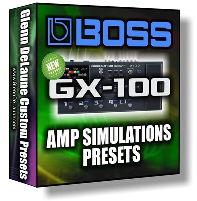 Boss GX-100 Amp Simulations &amp; Cab IR&#39;s Volume 1