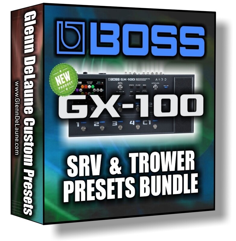 Boss GX-100 SRV &amp; TROWER Artists Presets