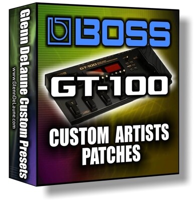Boss GT-100 Custom Artists Patches