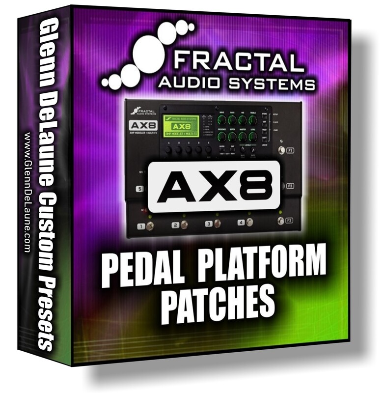 Fractal Audio AX-8 Pedal Platform Patches