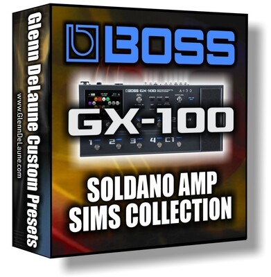 Boss GX-100 Soldano Amp Simulations Bundle
