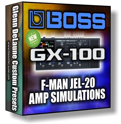 Boss GX-100 Friedman JEL-20 Amp Simulations