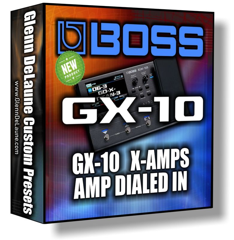 Boss GX-10 X-Amps Dialed In Full Bundle