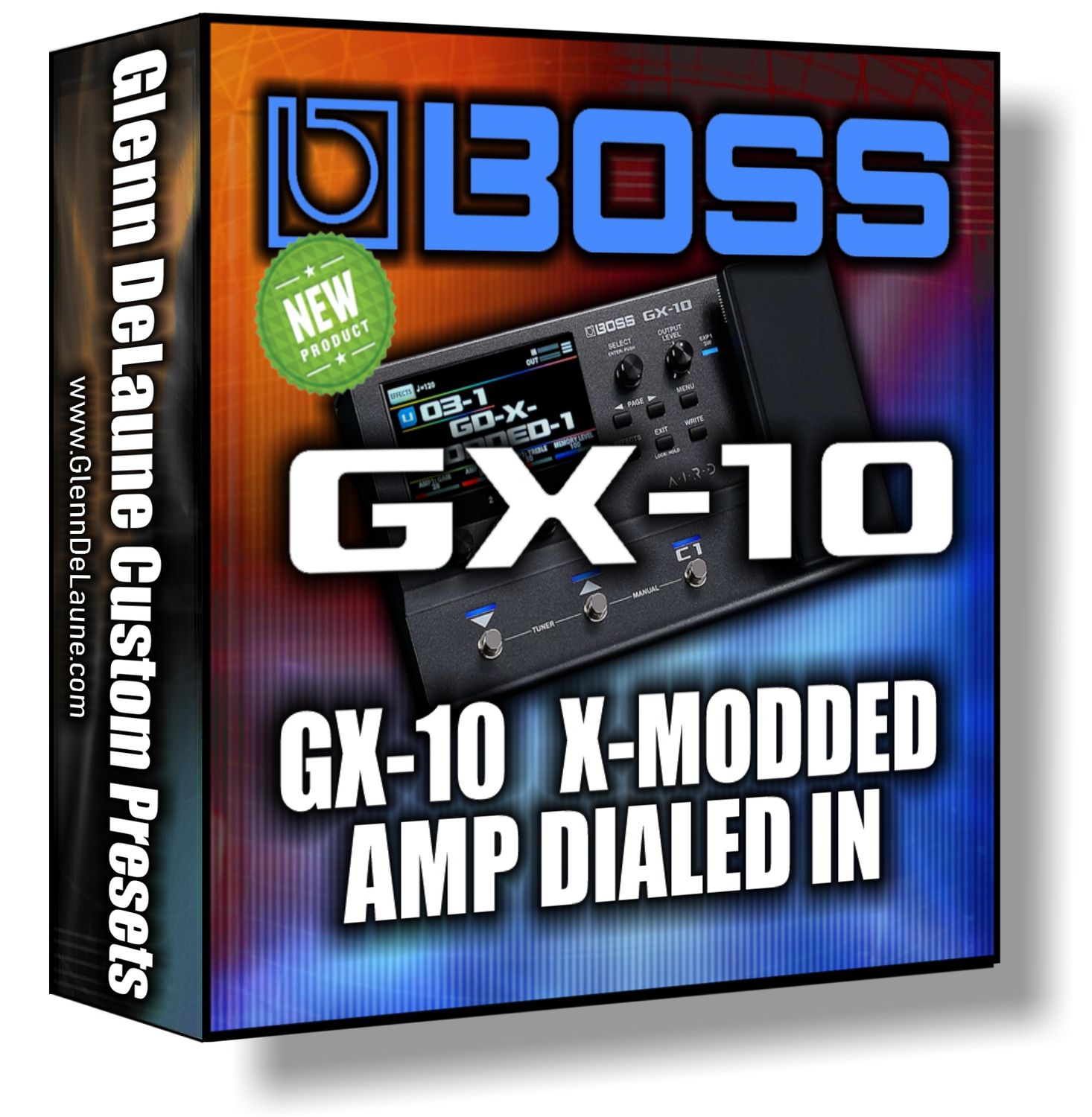 Boss GX-10 X-Modded Amp Dialed In