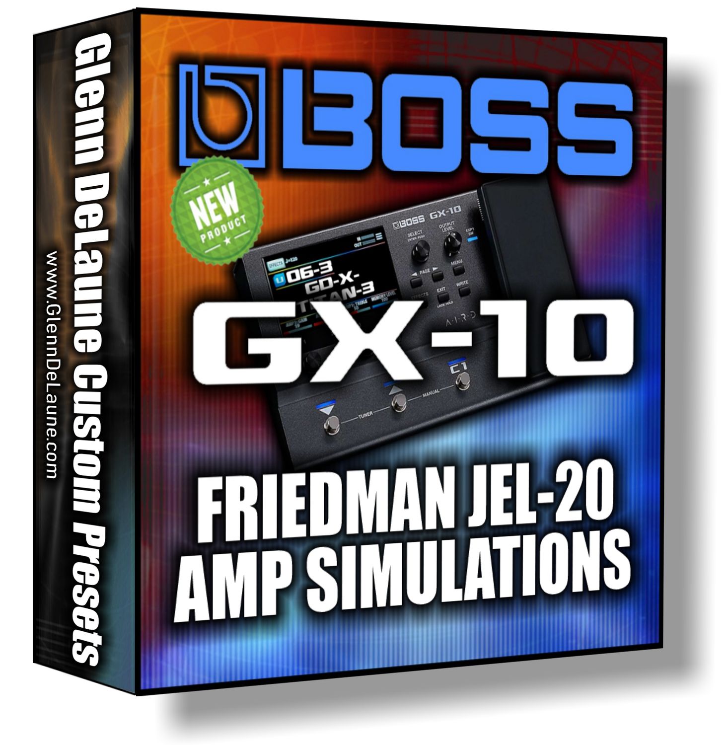 Boss GX-10 Friedman JEL-20 Amps Simulations Presets