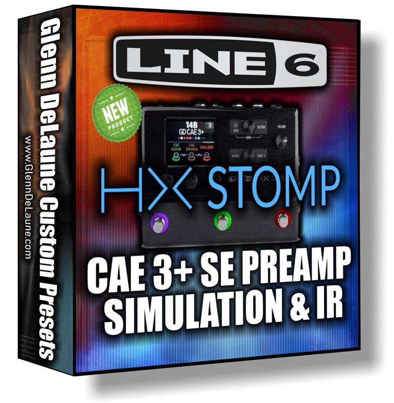 HX STOMP CAE 3+ SE Preamp Simulation