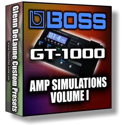 Boss GT-1000 Amp Simulations Volume 1
