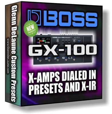 Boss GX-100 X-Amps Dialed In Bundle