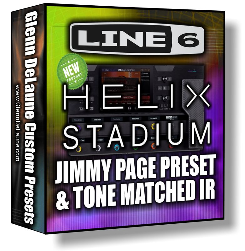 Helix STADIUM - JIMMY PAGE Tribute Preset and Tone Matched Cab IR