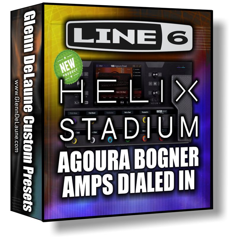 Helix STADIUM - NEW AGOURA BOGNER ECSTACY Amps Dialed In Preset with Tone Matched Cab IR