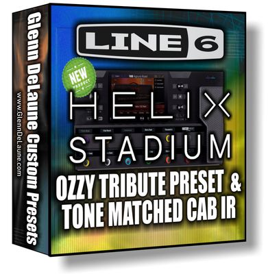 Helix STADIUM - OZZY Tribute Preset and Tone Matched Cab IR