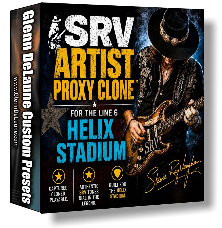Line 6 Helix Stadium NEW SRV ARTIST PROXY CLONE PRESET