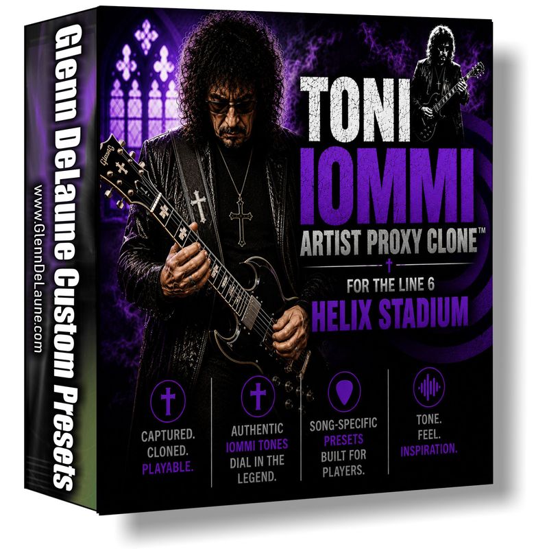 Line 6 Helix Stadium NEW TONI IOMMI ARTIST PROXY CLONE PRESET