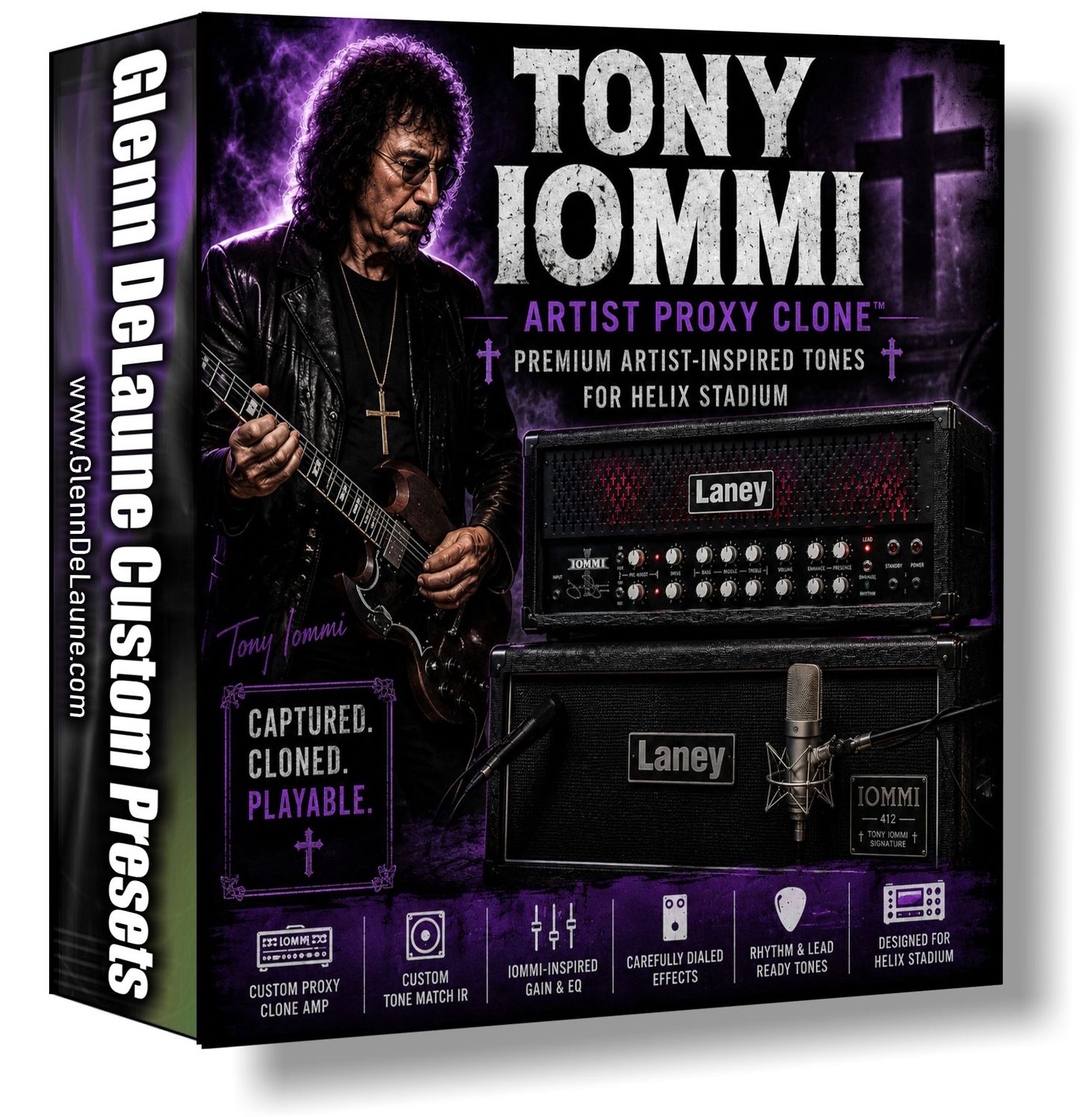 Line 6 Helix Stadium NEW TONY IOMMI ARTIST PROXY CLONE PRESET