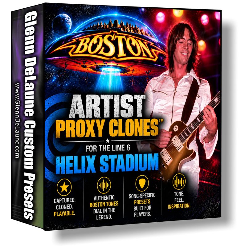 Line 6 Helix Stadium NEW BOSTON - TOM SCHOLZ ARTIST PROXY CLONE PRESET