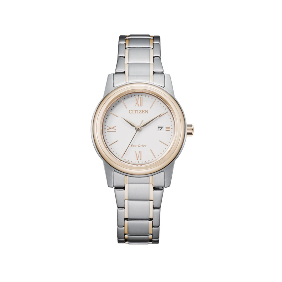Citizen FE1226-82A Ladies Rose Gold Two Tone Eco-Drive Watch