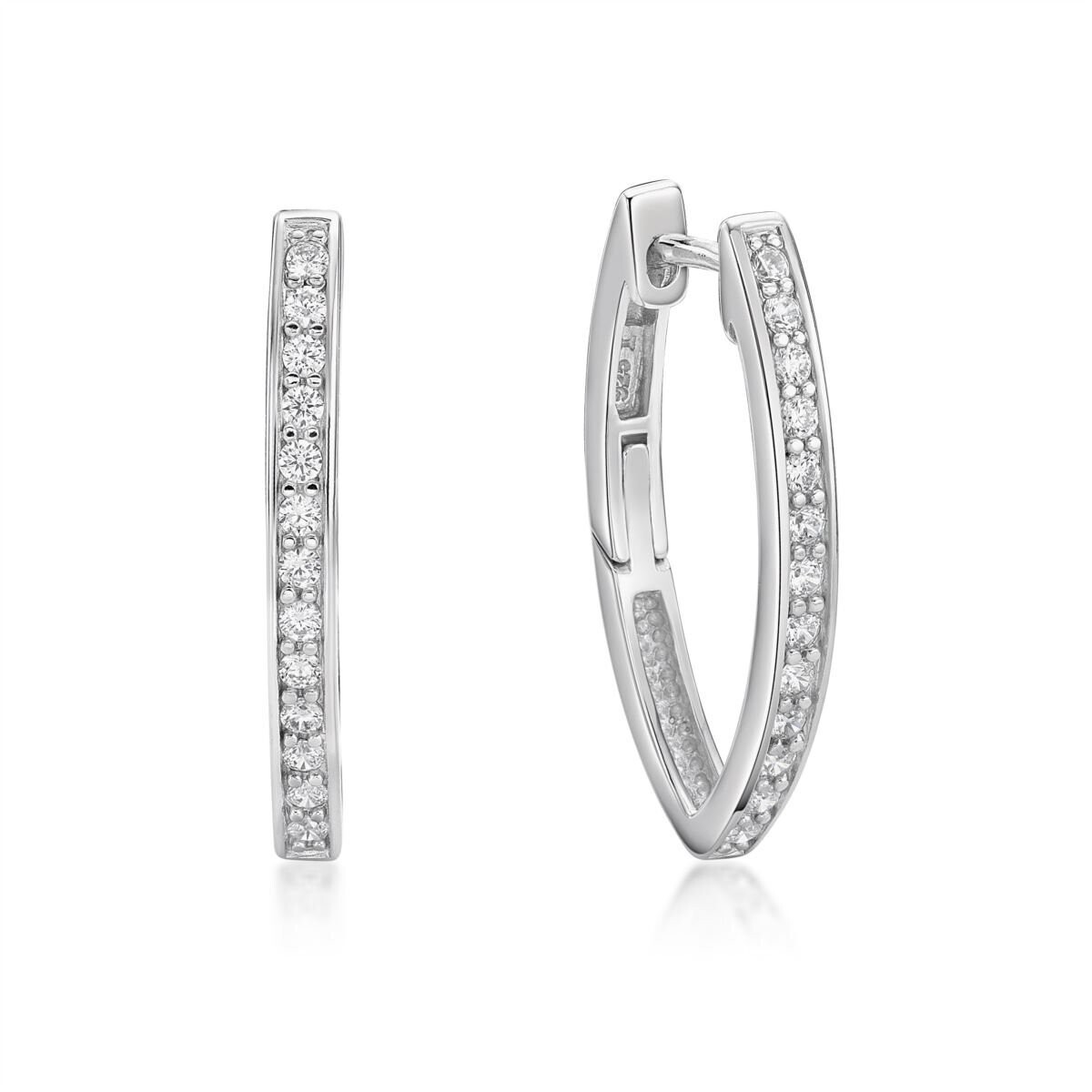 Huggie Marquise Shape CZ