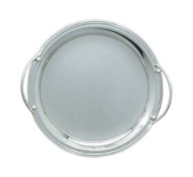 Round Stainless Steel Serving tray
