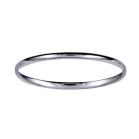 Sterling Silver Childs 4mm Wide Solid Bangle