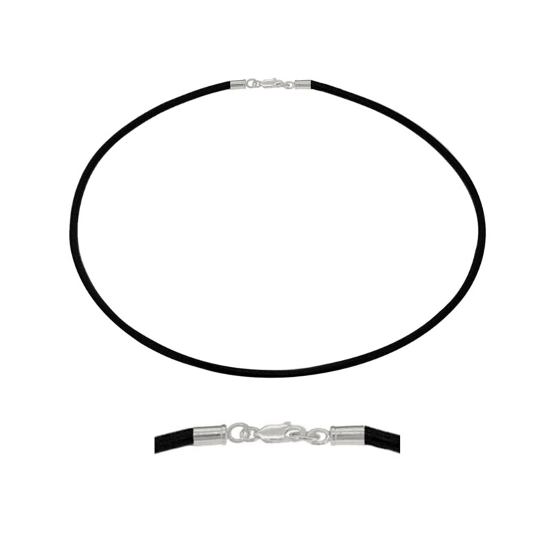 Black Neoprene Necklaces