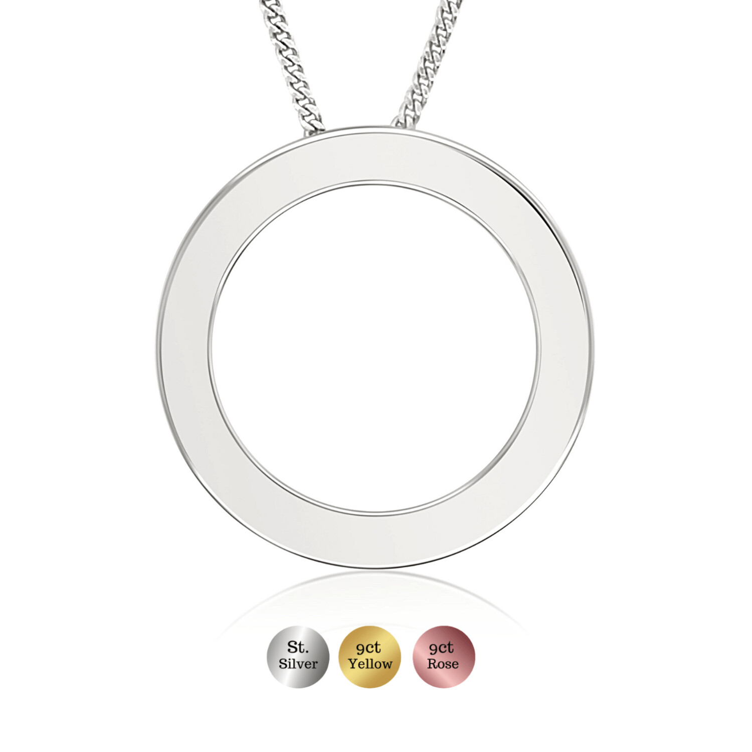 Personalised Forever Open Circle-40mm