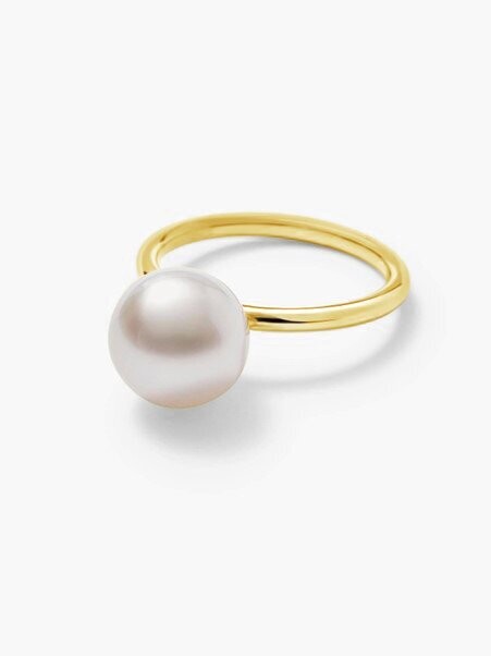18ct Yellow Gold "AUTORE" South Sea Pearl Ring