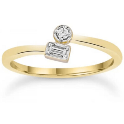 9ct Gold Toi Et Moi Diamond Ring