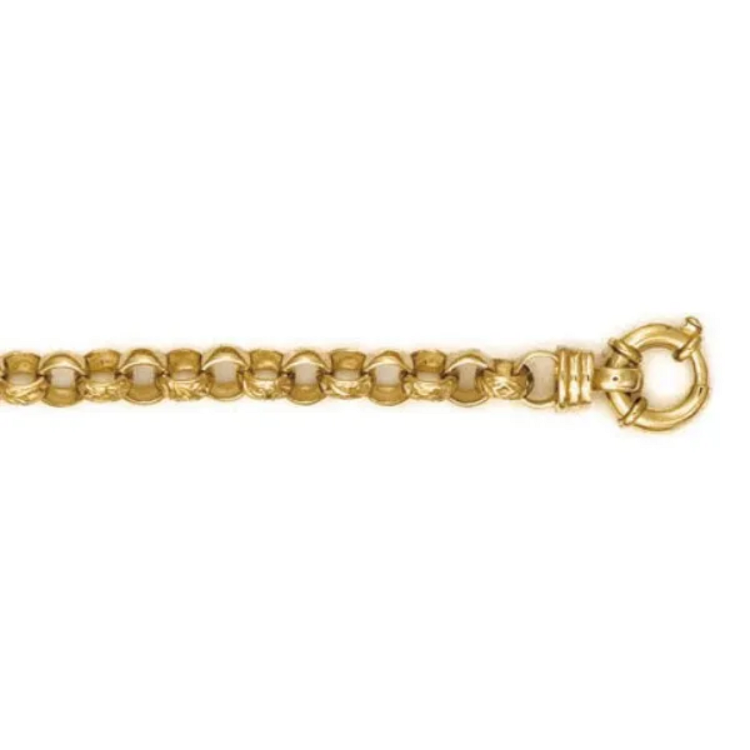Solid gold on sale belcher bracelet
