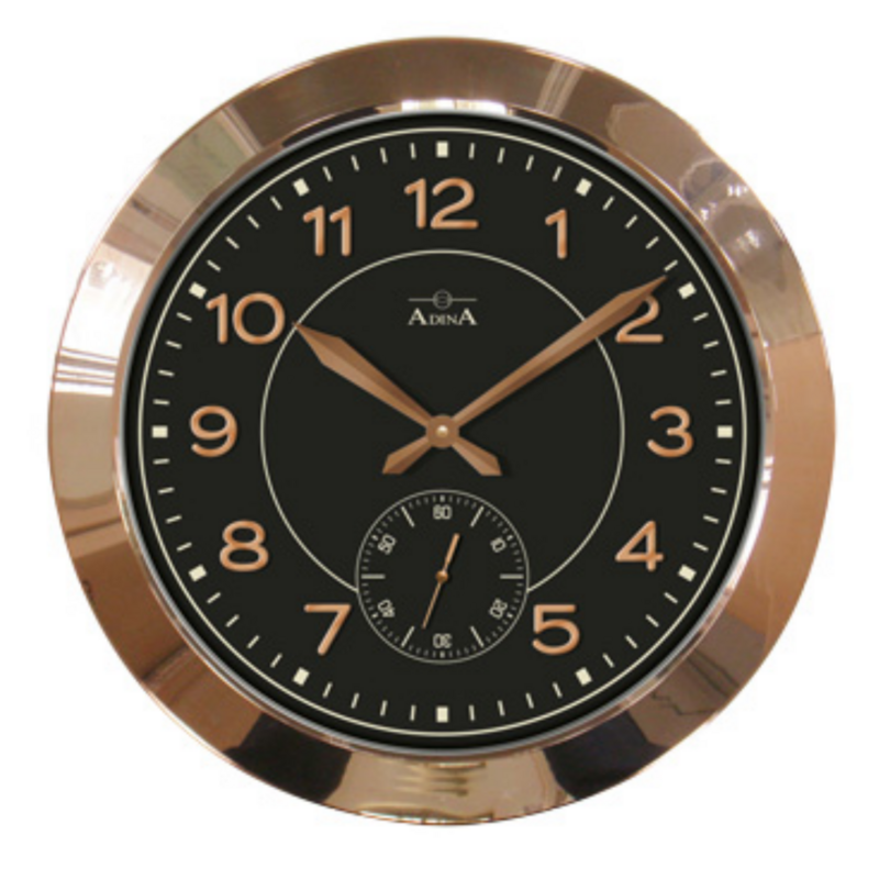 Adina Large Wall Rose Gold Clock CL12-A2404
