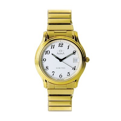 ADINA EVERYDAY DRESS WATCH Gold NK39 G1FE-Stretch Band