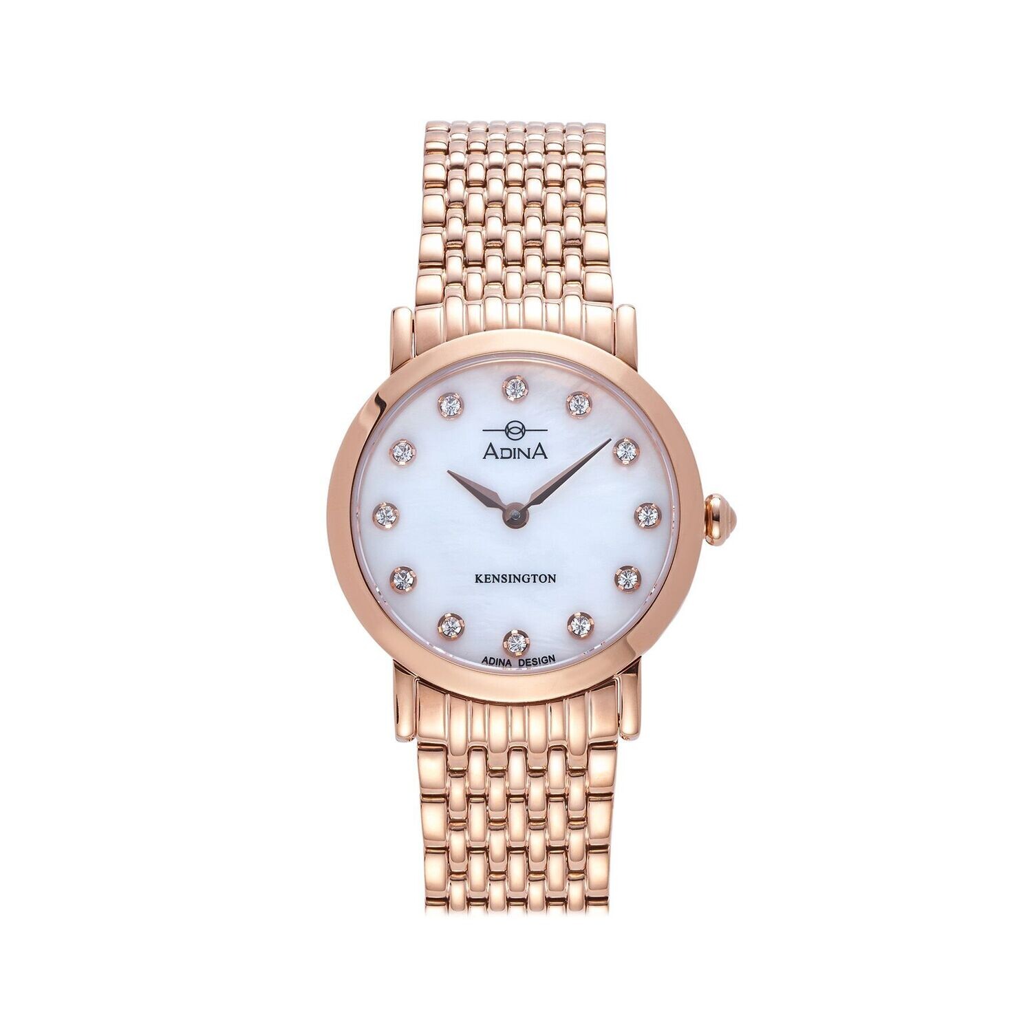 Adina Kensington Rose Gold & CZ Dress Watch CT132 R0XB