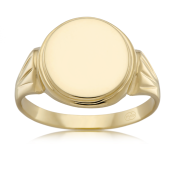 9Y Gents Oval Signet Ring 9Y Gents Oval Signet Ring