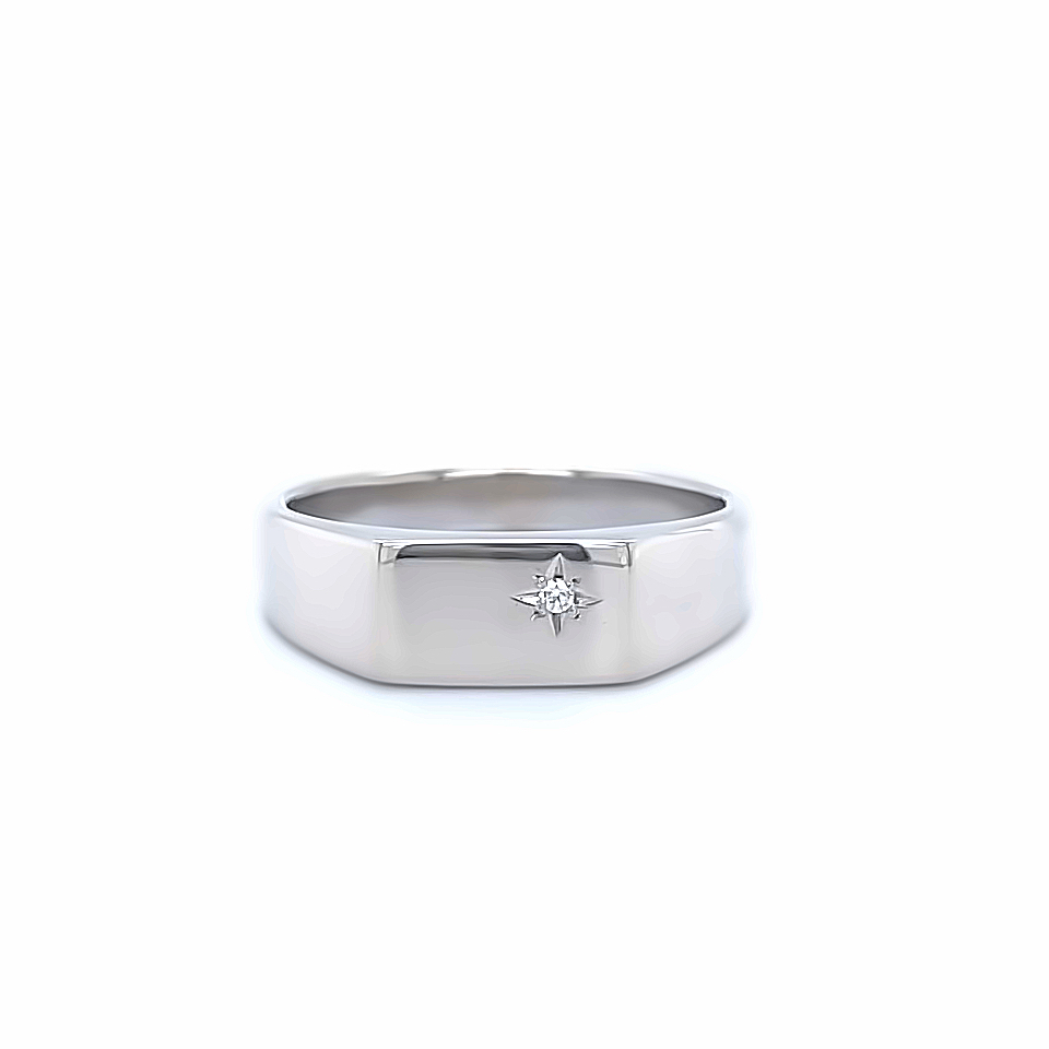 Gents Flat Top  Ring