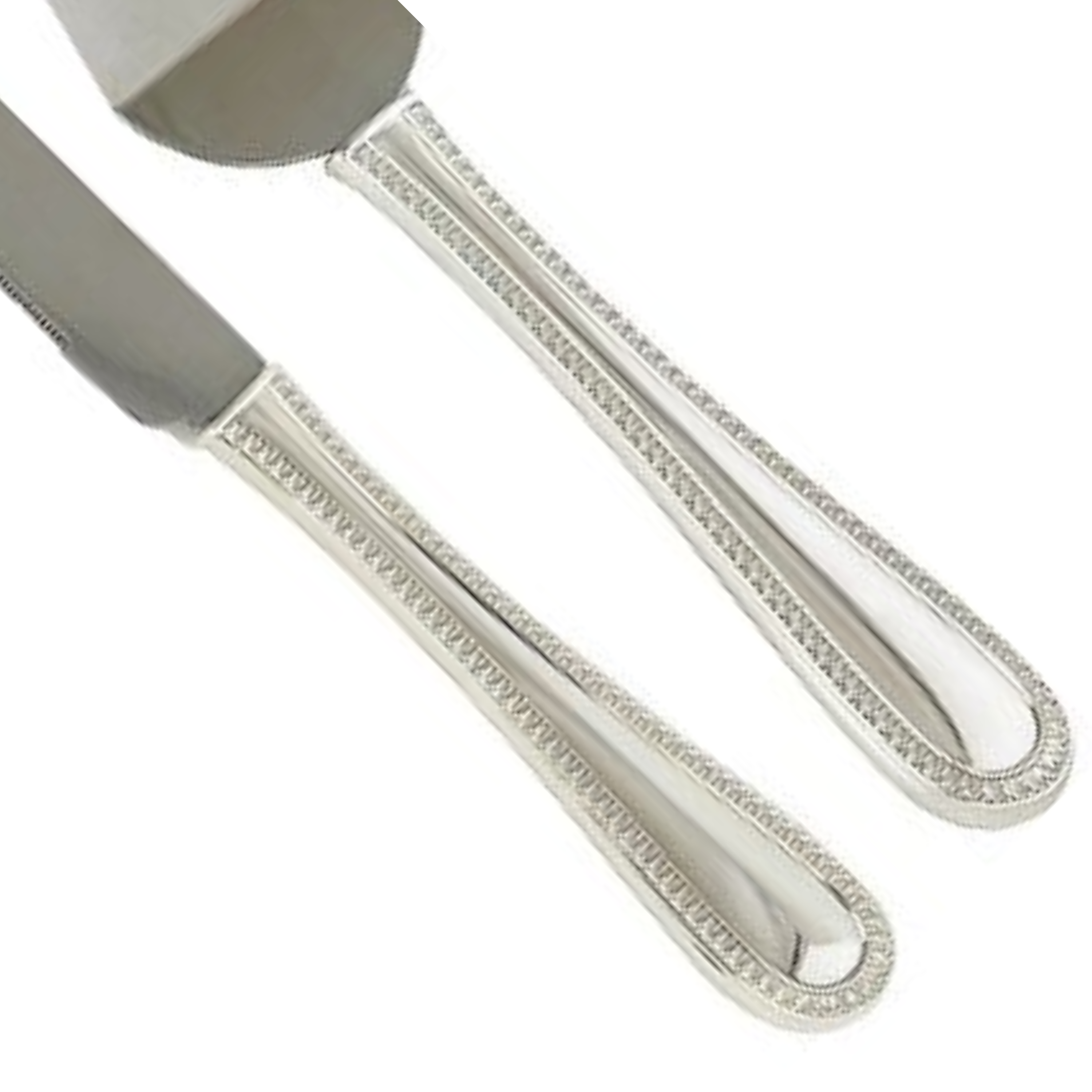 Silver Cake Server & Knife Set