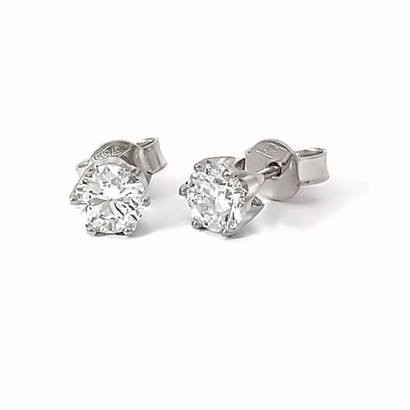 9ct Gold LAB Grown Diamond Stud Earrings (2.02cts)