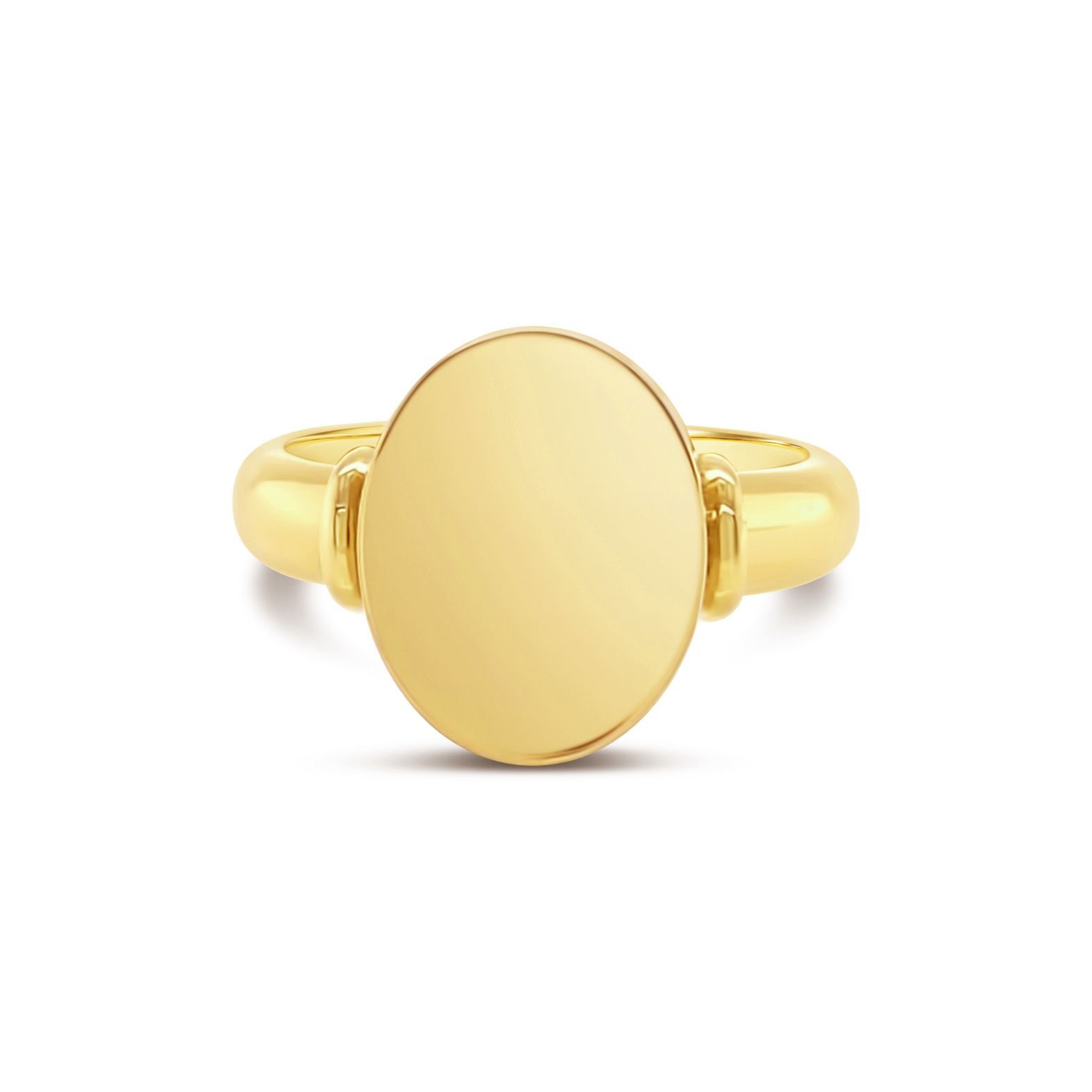 Oval Signet Ring with Knuckles- Tilly2  (14.5 x 11.50mm)