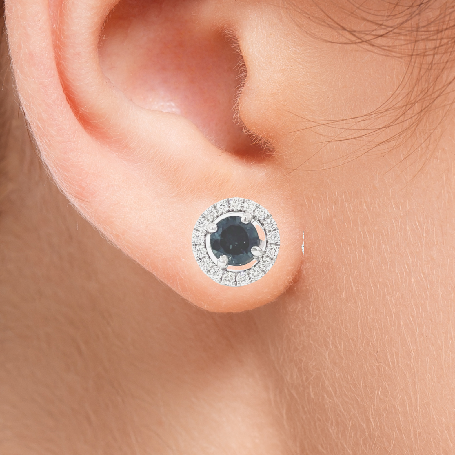 Diamond Halo Earring Jackets