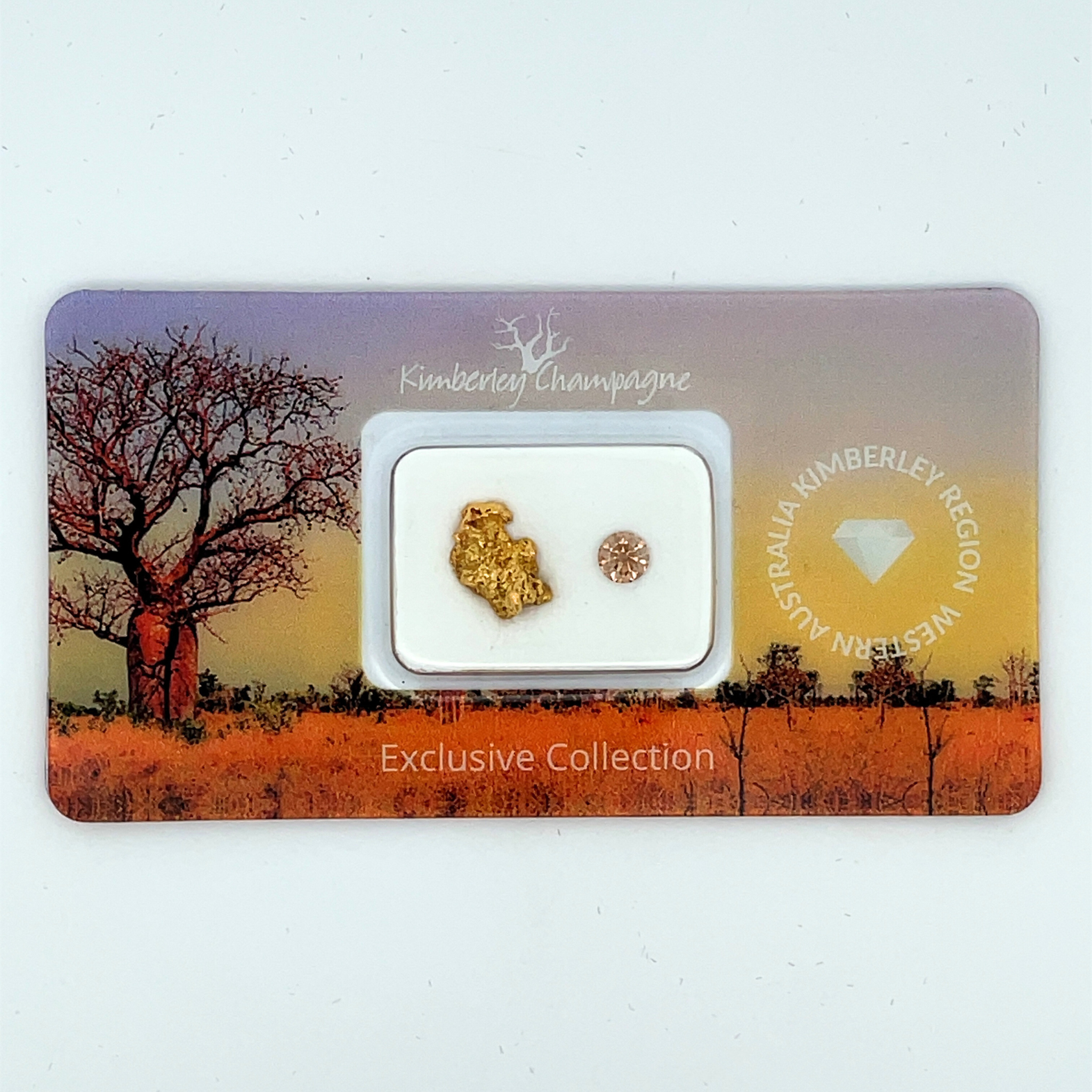 KIMBERLEY Champagne Diamond & Gold Nugget Seal (0.21ct)