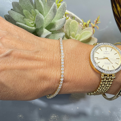 3.98ct LAB Diamond Tennis Bracelet
