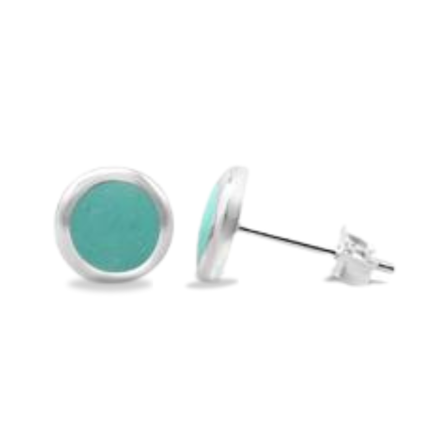 Sterling Silver Turquoise Stud Earrings