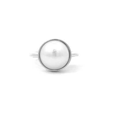Freshwater Mabe Pearl Ring-11.50mm