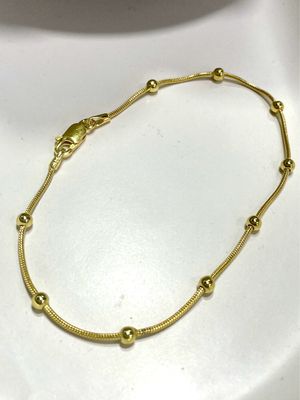 Yellow Gold Ball Bracelet