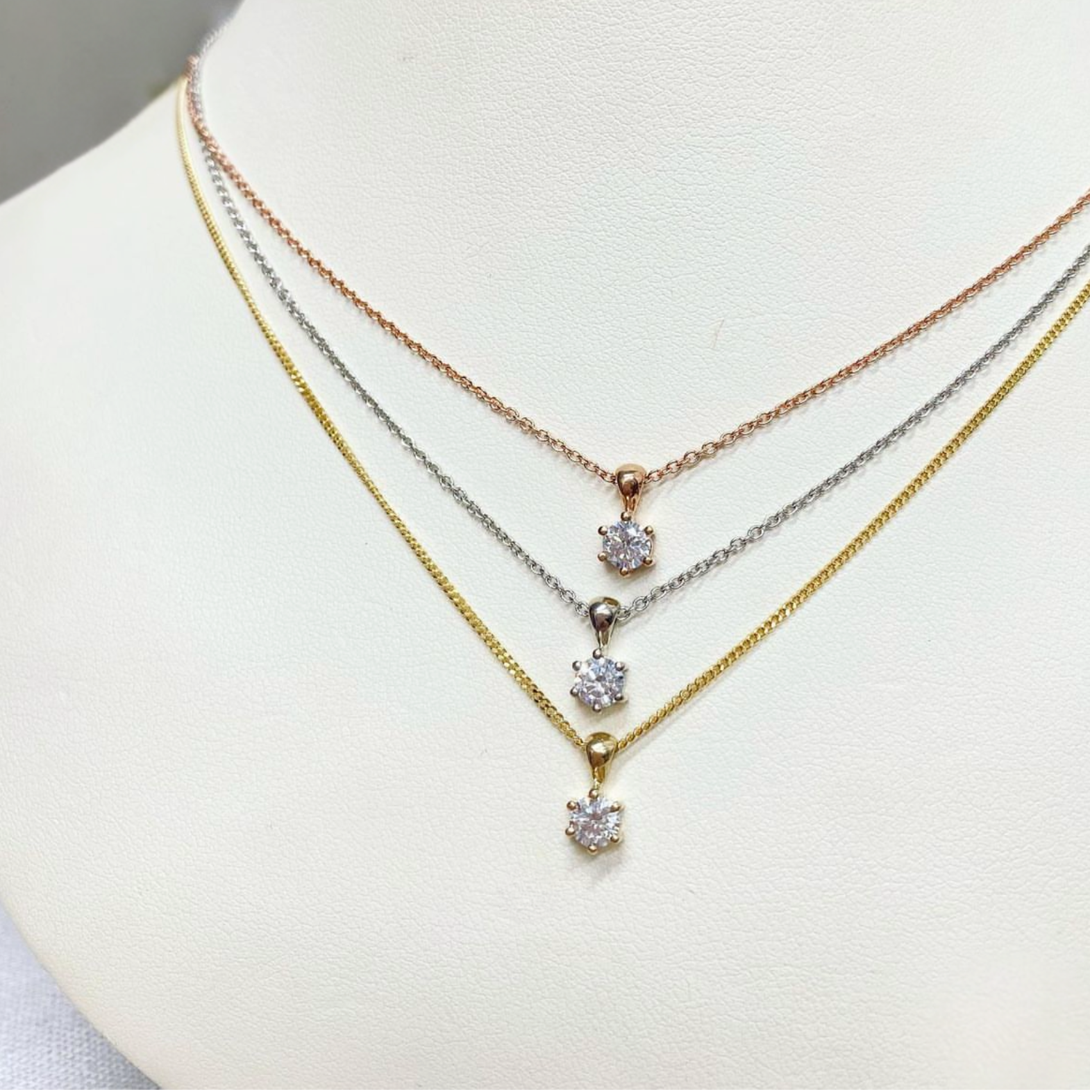 9ct LAB Grown Diamond Pendant  & Chain (0.25ct)