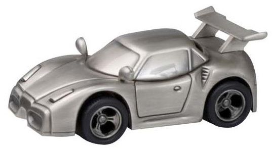 Pewter Sports Car Money Box