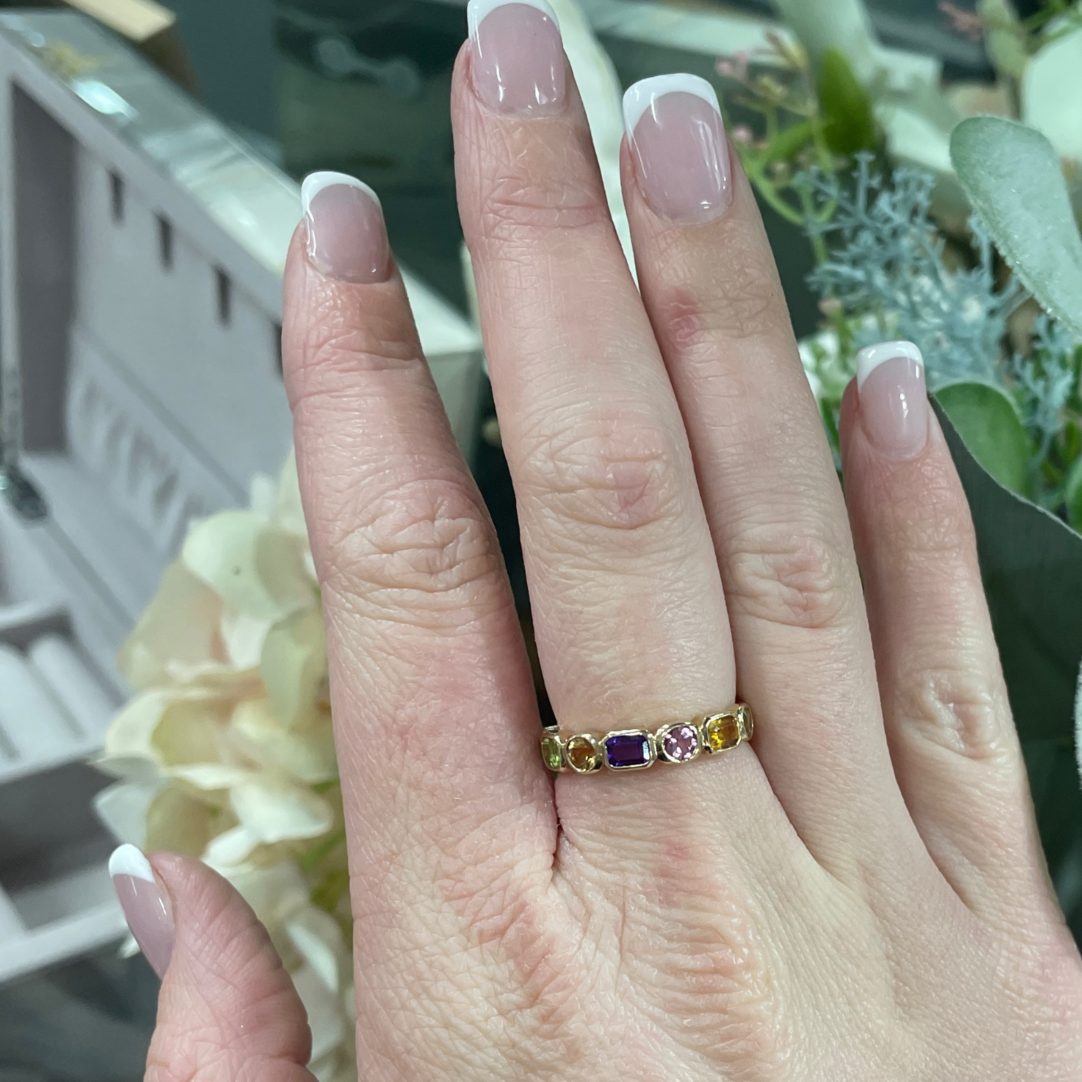 9ct Yellow Gold Tutti Fruity Ring