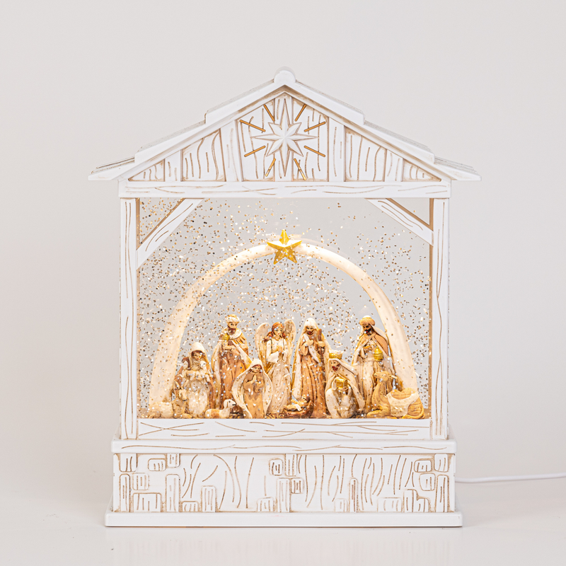MANGER SNOW GLOBE
