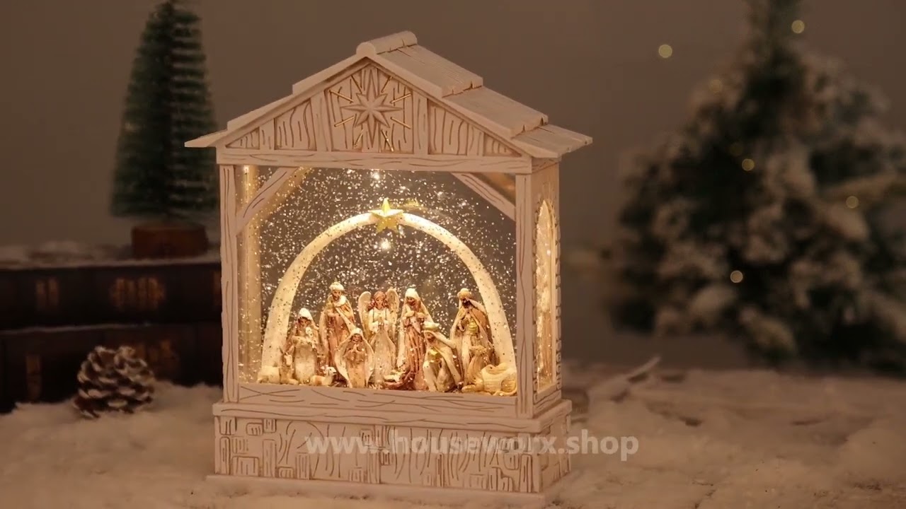 MANGER SNOW GLOBE