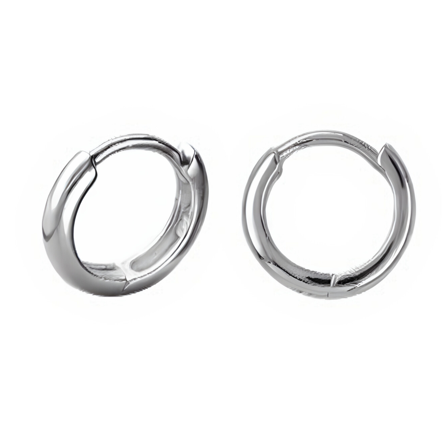 Sterling Silver  3mm Huggie Earrings
